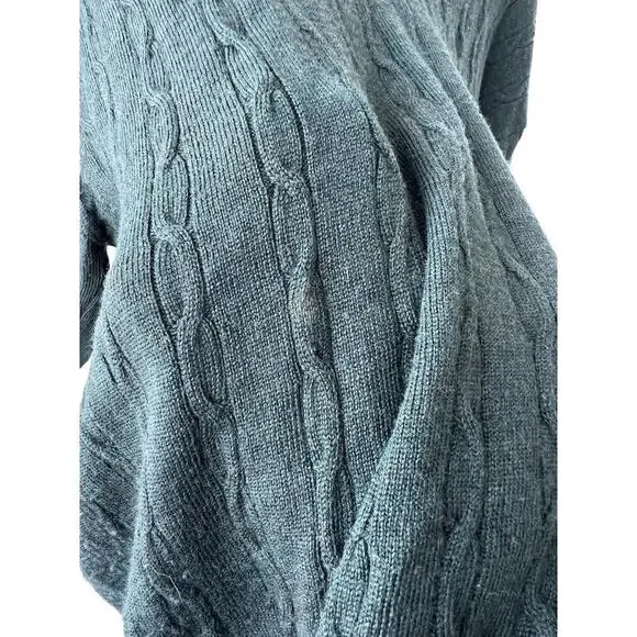 Royal New Zealand Green Merino Wool Sweater L - Picture 5 of 5